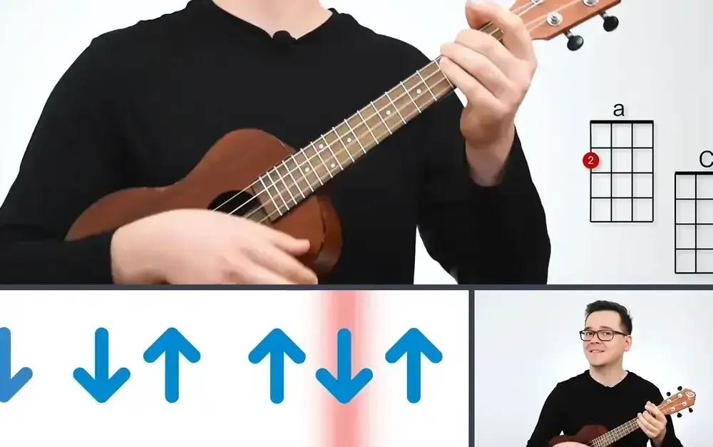 Nauka gry na ukulele do piosenki zawsze tam gdzie ty – proste akordy i bicia