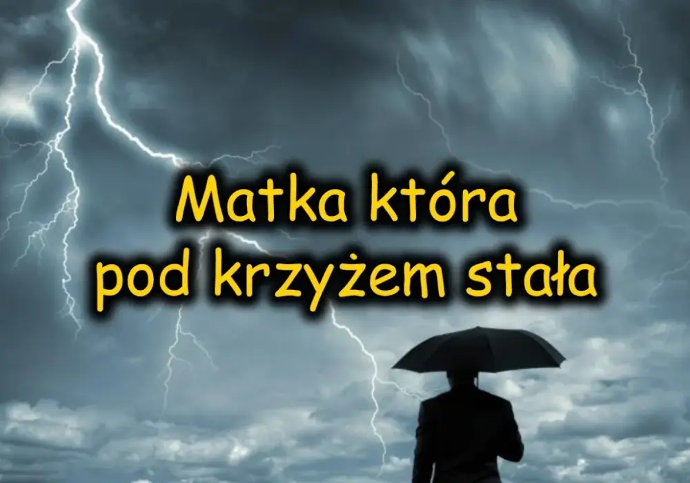 Podkład muzyczny do matka która pod krzyżem stała – emocje i liturgia
